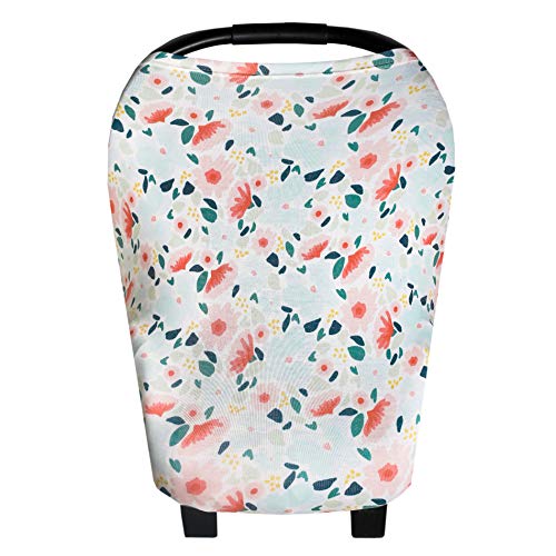Copper Pearl Leilani Multi-Use Cover: Car Seat, Nursing & Stroller - Stretchy Fabric, All-Season, Stylish Designs, Easy Mom Access - Image 1