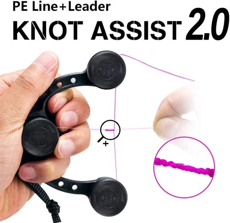 SYCOOVEN أداة ربط العقدة SYCOOVEN Knot Assist GT لربط خط الصيد 20 لعقدة FG لخط الصيد المجدول إلى الربط - Image 3
