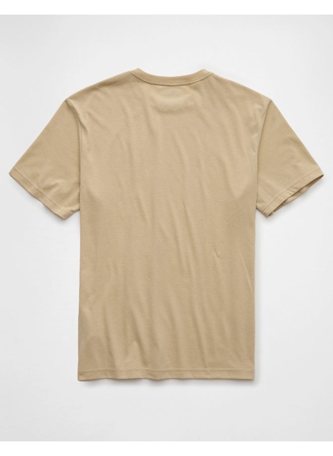 American Eagle Graphic Logo Crew Neck T-Shirt  - Image 4