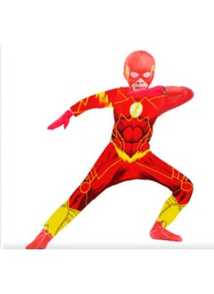Kids Flash Zentai Halloween Cosplay Bodysuit Flash 2