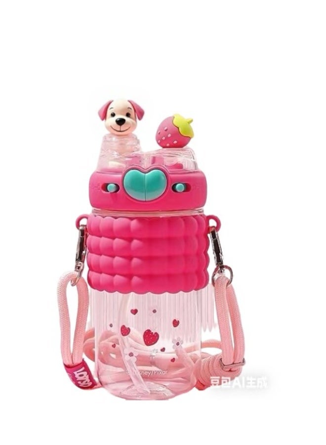 Cartoon Water Bottle with Two Spouts - Image 1