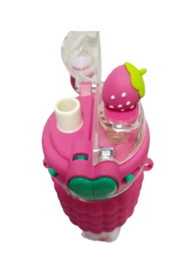 Cartoon Water Bottle with Two Spouts - Image 4