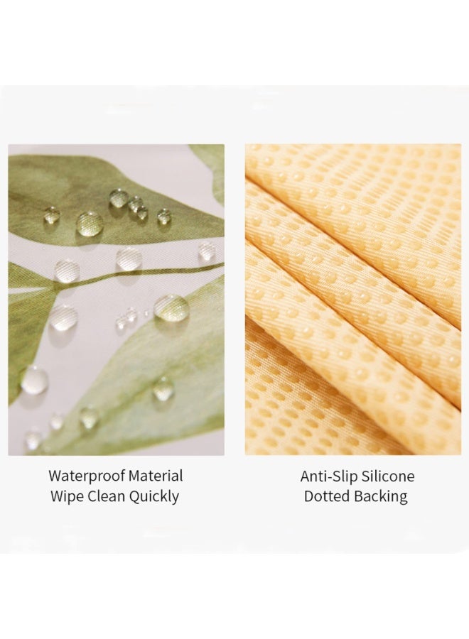 insular Large Waterproof Baby Splat Mat for Eating and Play, 130x130 Cm, Rabbit, Anti-Slip Floor Protection for Under High Chairs, Arts and Crafts, Portable Indoor Outdoor Use (Multicolour) - Image 2