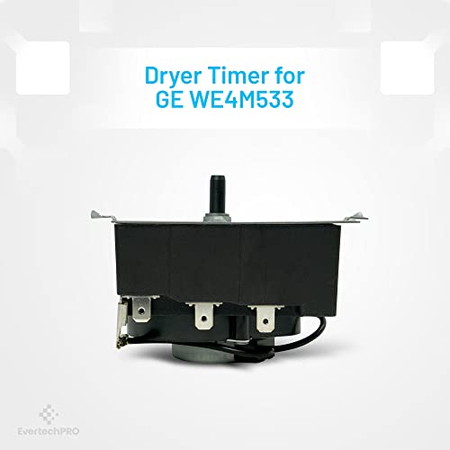EvertechPRO WE4M533 Timer Replacement for GE Dryer WE4M364 - Image 3