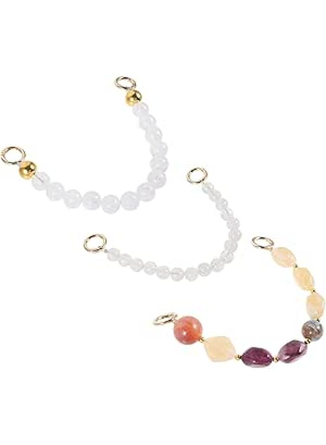 Elegant Imitation Pearl Phone Chain Strap For Handbags 3 Pieces Multi Function Accessory - Image 1