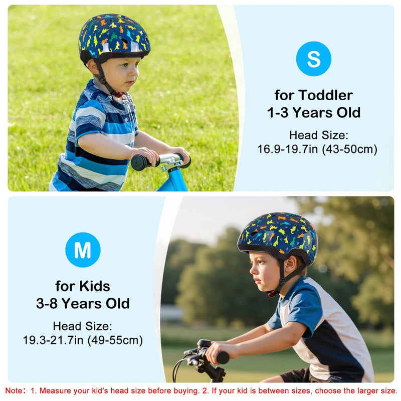 Lemmeko Toddler Helmet, Baby Infant Kids Bike Helmet for Kids Age 1-3/2-4/3-5/5-8 Adjustable Toddler Bike Helmets for Boys Girls for Scooter Skateboard Cycling - Image 2