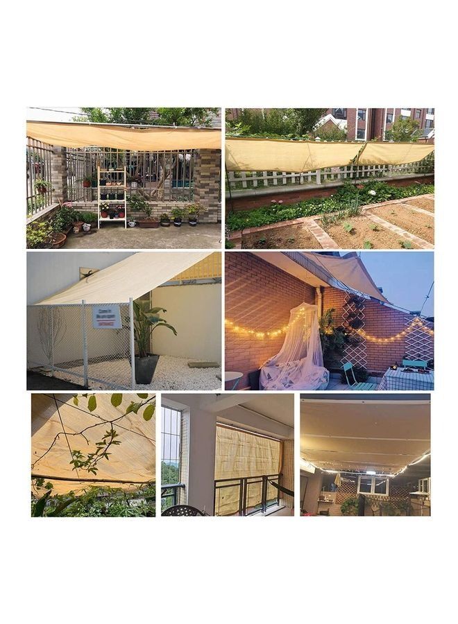Generic UV-Resistant Sun Shade Cloth Beige - Image 2
