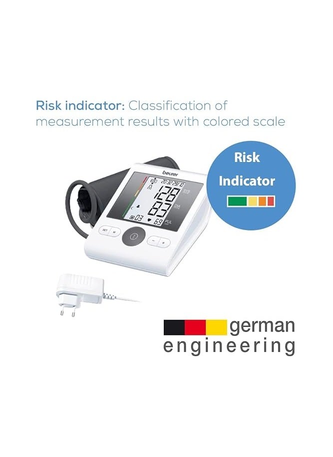 Beurer Bm 28 Upper Arm Blood Pressure Monitor + Adapter  - Image 2