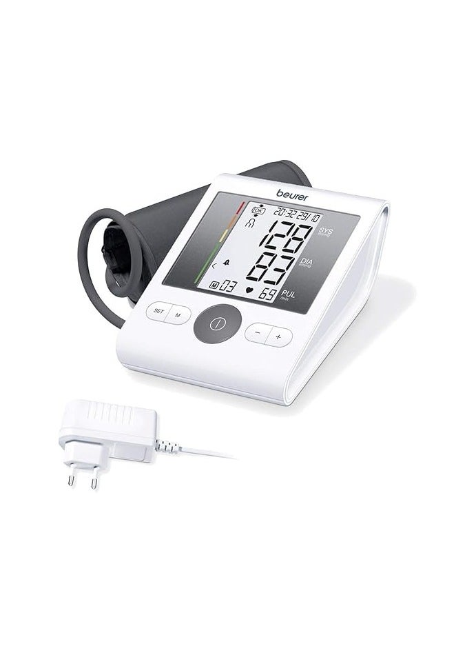 Beurer Bm 28 Upper Arm Blood Pressure Monitor + Adapter  - Image 1