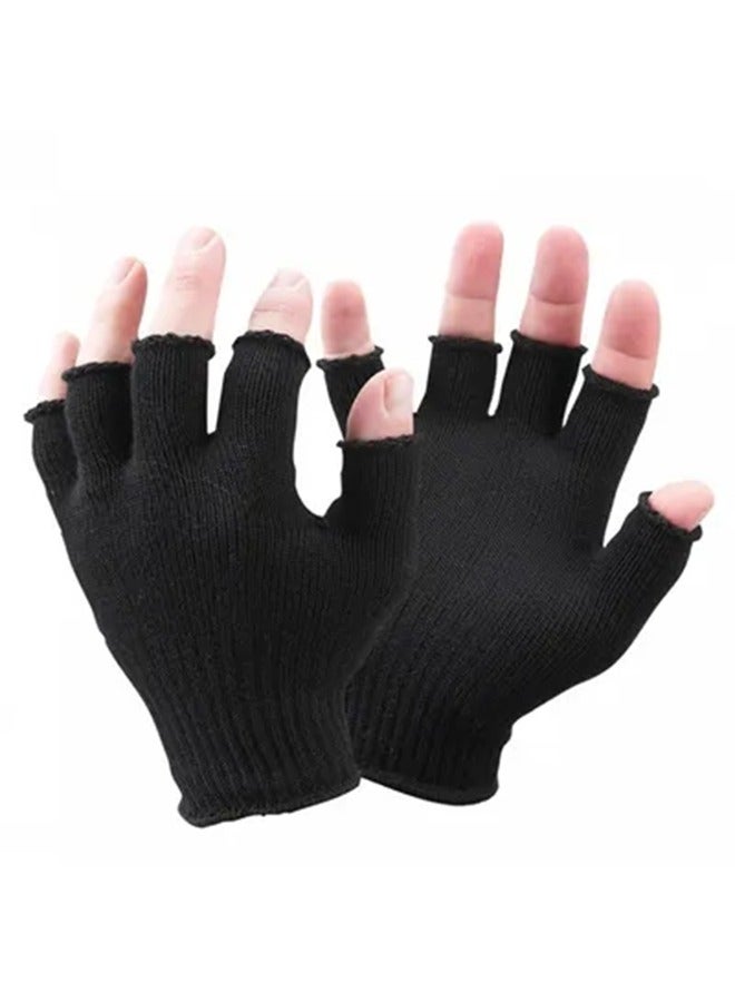 Generic Fingerless Cotton Gloves  - Image 1