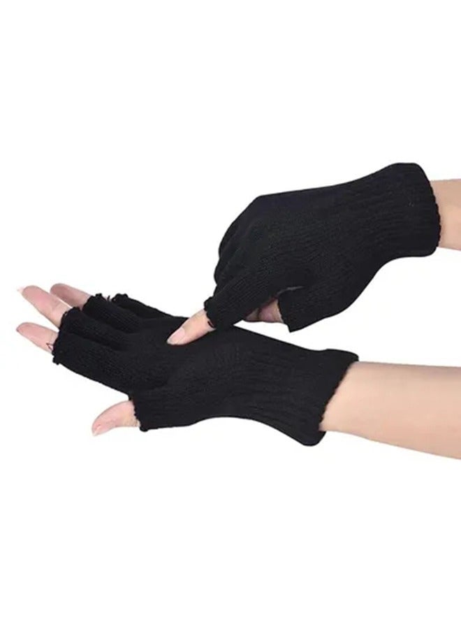 Generic Fingerless Cotton Gloves  - Image 3