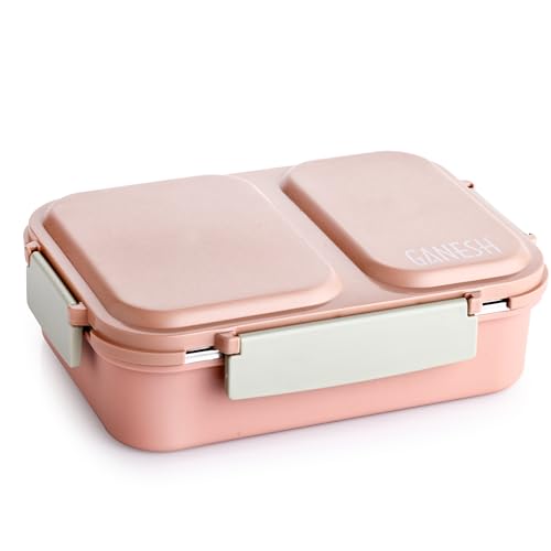 Ganesh Stainless Steel Insulated Lunch Box for School & Office, Airtight Leak-Proof, Unbreakable Lid, Snacks Tiffin Box for Kids - Image 2