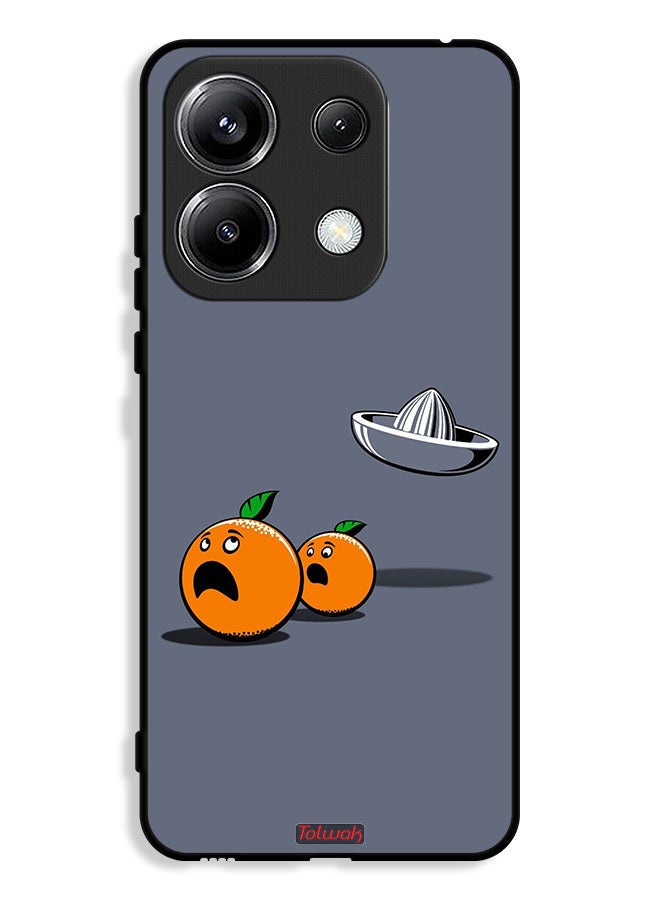 Tolwak Xiaomi Poco M6 Pro 4G Protective Case Cover Minimalism Digital Art Humor  - Image 1