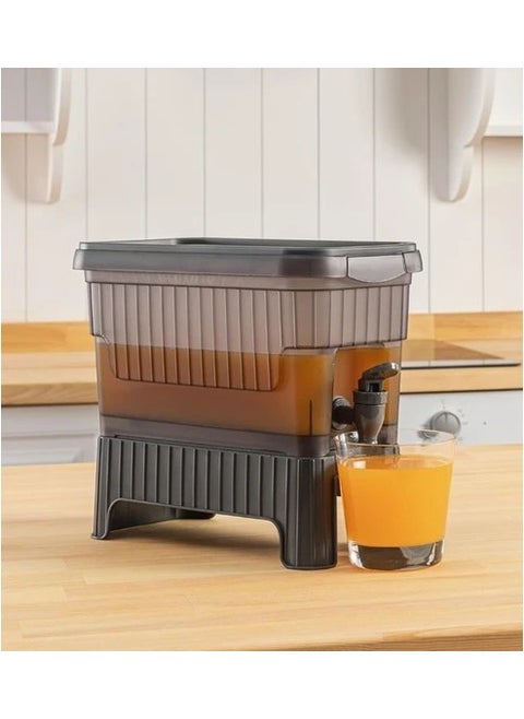 Portable Water and Lemonade Dispenser for Refrigerator with Faucet and Foot