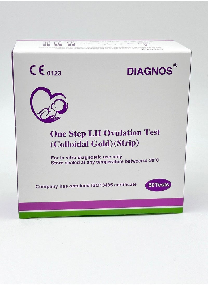50-piece Ovulation Test Paper, Predicts Ovulation Status in the Next 24-48 Hours, Fertility Test Paper