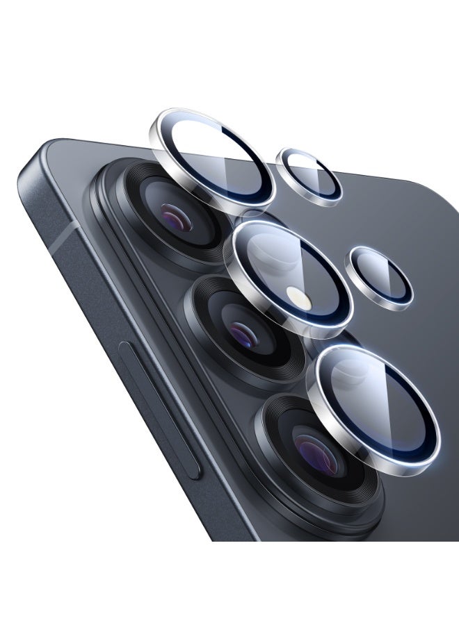اي اس ار ESR for Samsung Galaxy S26 Ultra Camera Lens Protector, Individual Lens Protectors, Ultra-Thin Tempered Glass with Aluminum Edging, Case Friendly, 1 Set clear - Image 1