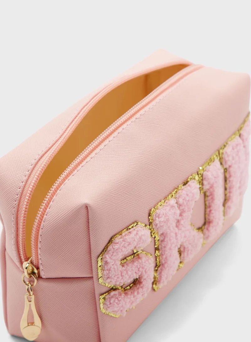 Ginger Quirky Make Up Pouch
