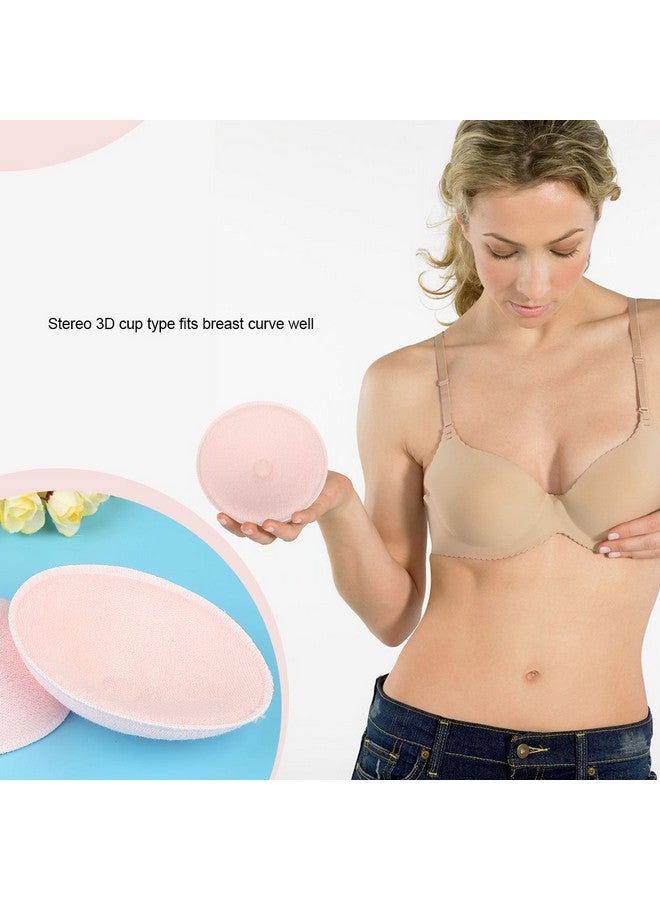 GLOGLOW 6pcs Reusable Nursing Pads, Washable Breast Pads Soft Cotton Breast Pads Washable Reusable Leak Proof Pads for Breastfeeding - Image 3