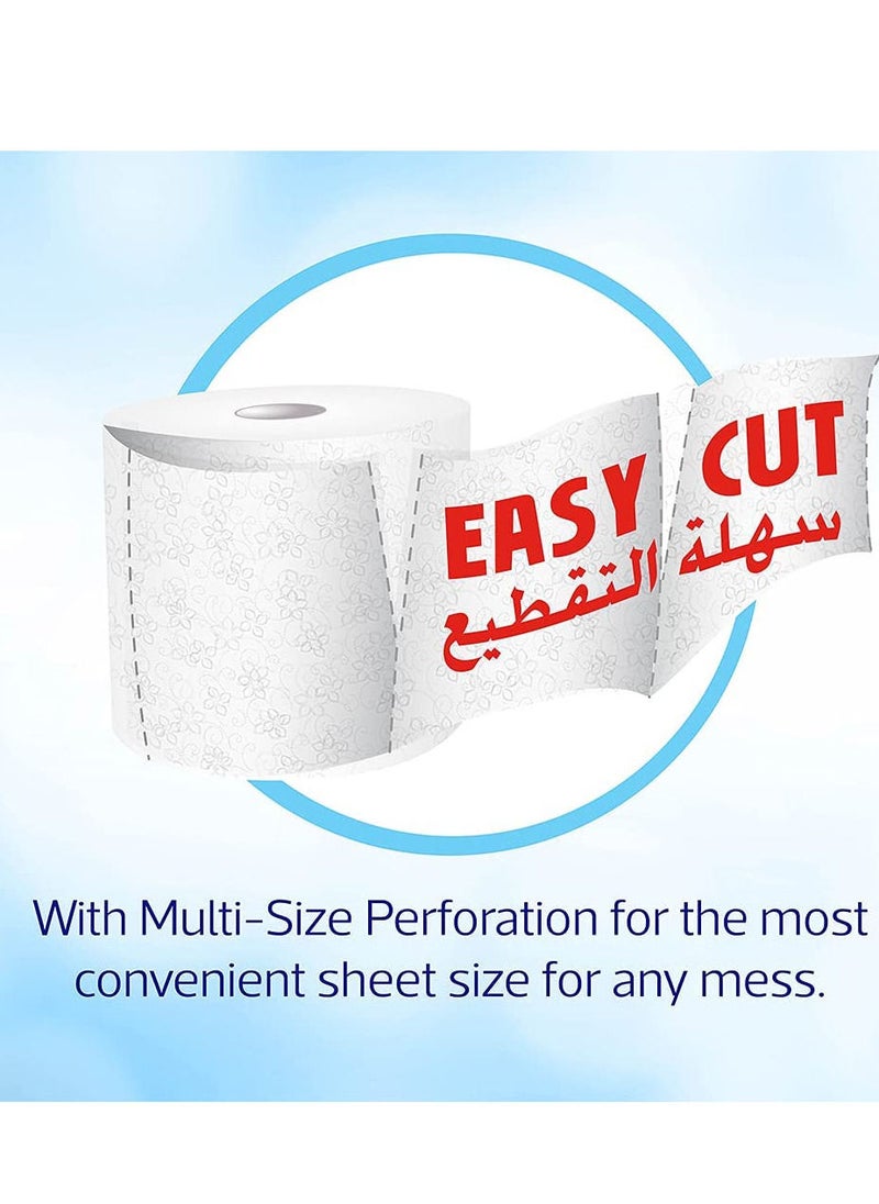 Metro Premium Maxi Roll 550 Gm (Pack of 6 Rolls x 2 Ply) | Premium Embossed Maxi Roll, 2-Ply, Glue Laminated, 600gm Per Roll - Pack of 6 for Extra Soft and Absorbent Performance, Ideal for Commercial and Home Use  - Image 5