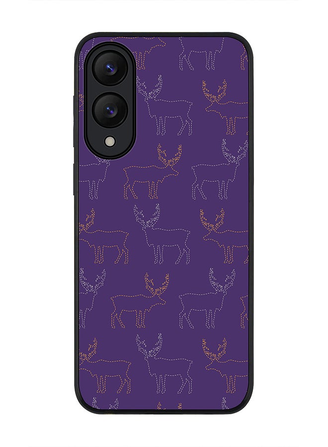 Stylizedd For Samsung Galaxy S25 Edge Case,Slim fit Camera Protection, Shockproof Thin Phone cover  - Purple Moose