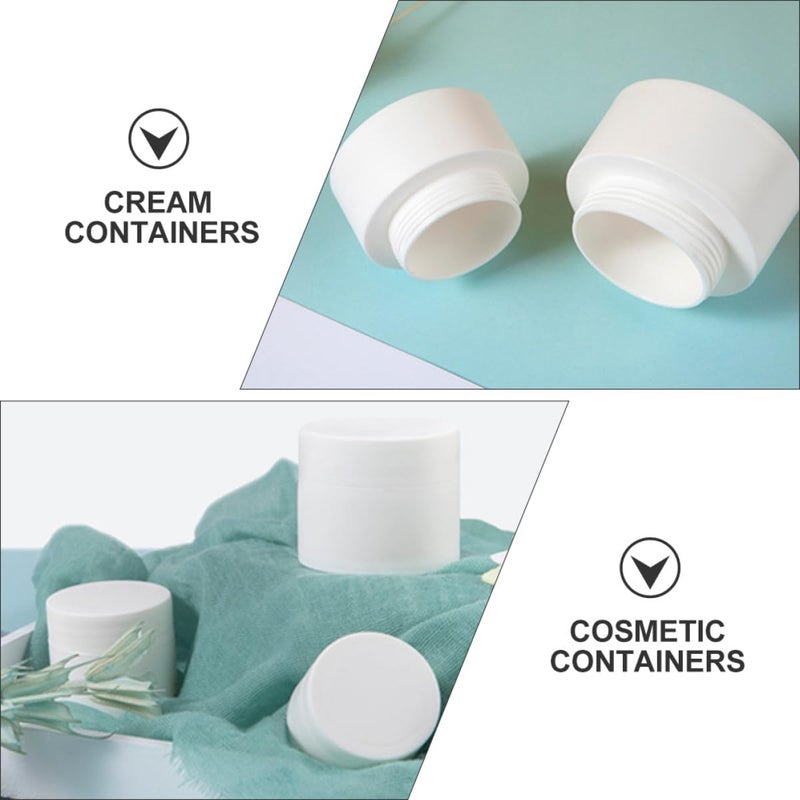Lurrose 10pcs 15g Matte Cream Jar and Skin Care Sample Jar Set, Frosted Refillable Lotion Container for Travel and Cosmetic Ointments Storage - Image 3