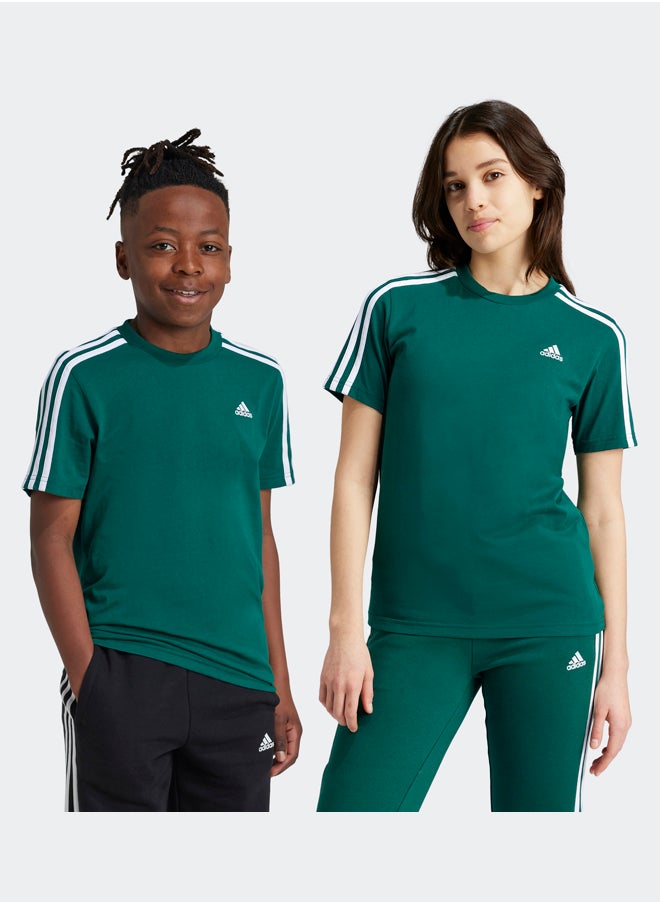 Adidas Essentials 3-Stripes Cotton T-Shirt  - Image 5