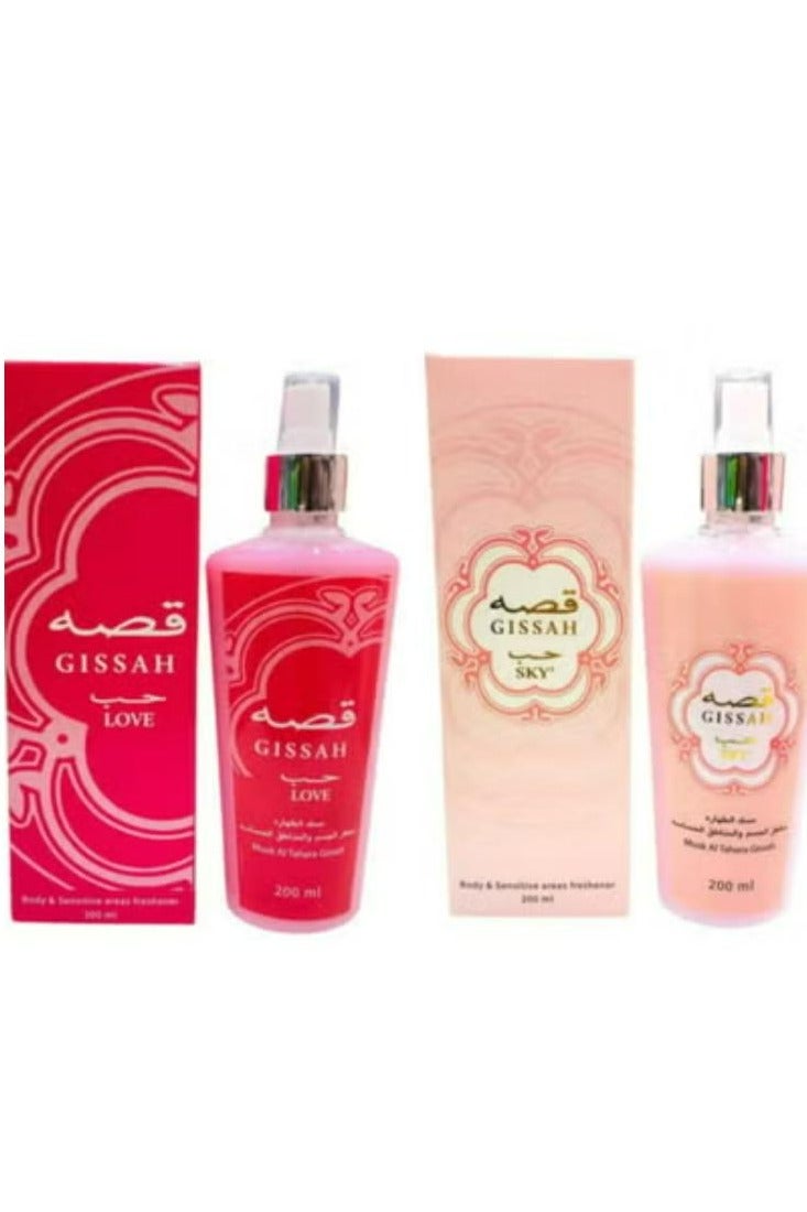 GISSAH Musk AlTahara Gissah Body And Sensitive Areas Freshener 200 ML 2 Pcs - Image 2