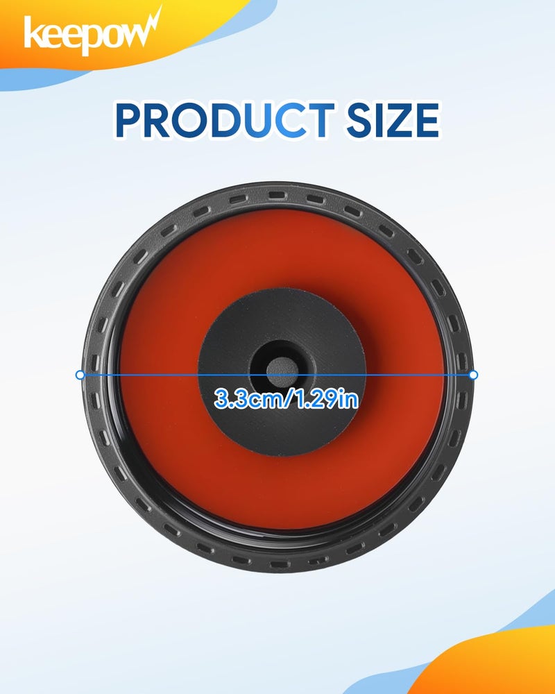 KEEPOW Steam Mop Replacement Parts Compatible with Bissell Powerfresh Steam Mop 1940 Series, Water Tank Caps Replacement, Replaces part 203-8413 2038413 (2 Pack) - Image 2