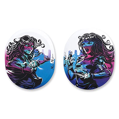 HUYUN 1 Pair Personalize Magnet Side Covers Magnet Cover Compatible for SteelSeries Arctis Pro GameDAC Wireless Headset - Image 2