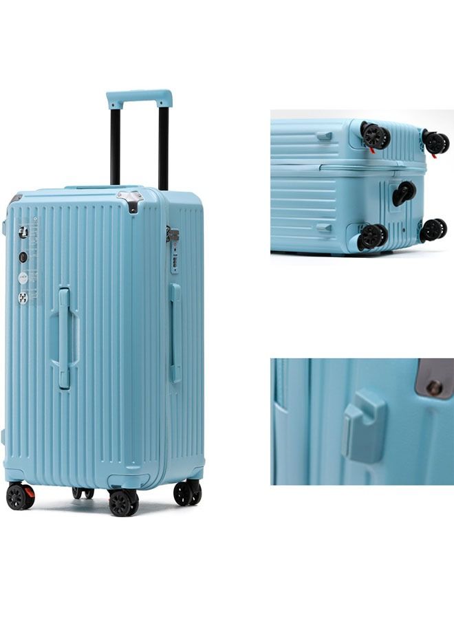 NKX Premium Expandable Aluminum Frame ABS and PC Suitcase With USB charging port and C type and 5 wheel 24 Inch - Image 3