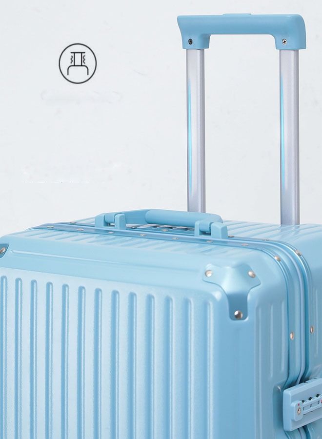 NKX Premium Expandable Aluminum Frame ABS and PC Suitcase With USB charging port and C type and 5 wheel 24 Inch - Image 5