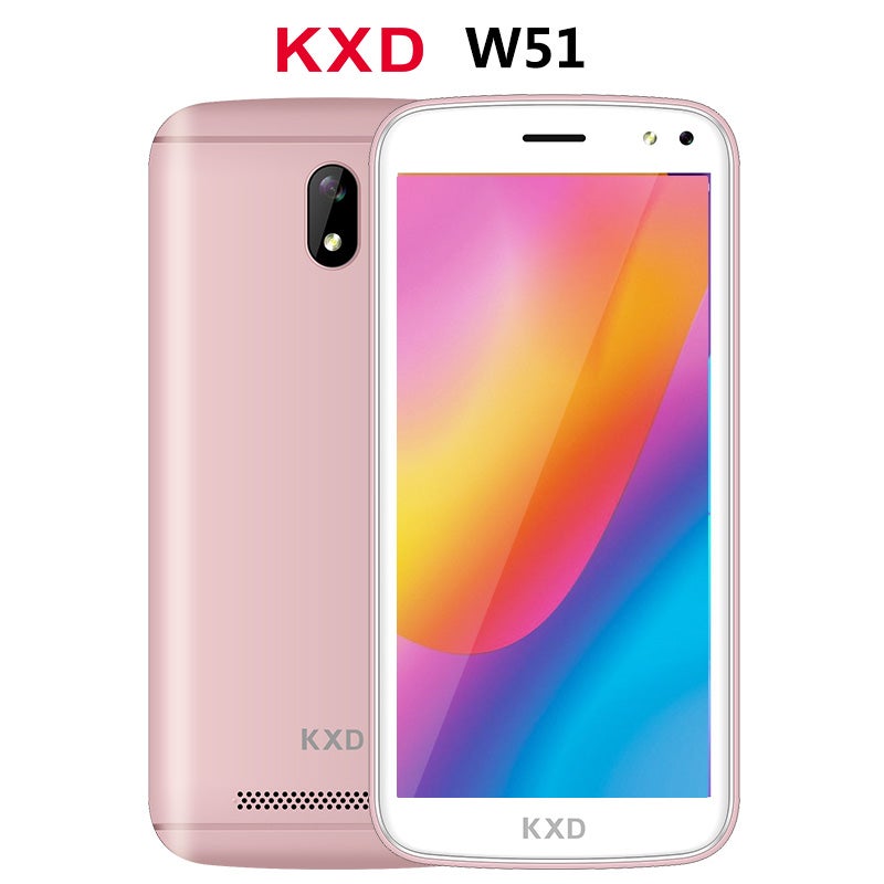 Generic (Unbranded) هاتف KXD W51 2000 مللي أمبير بطارية استشعار G شاشة 5.0 بوصة 1GB + 8GB لون وردي ذهبي - Image 2