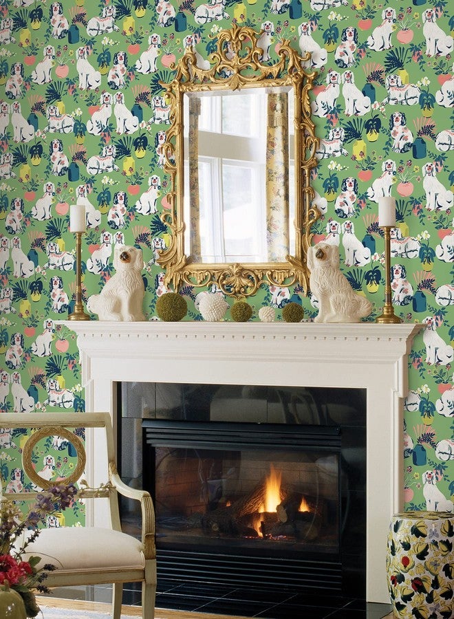 NuWallpaper x Printfresh Jade Good Dog Peel & Stick Wallpaper, PFS4811 - Image 2
