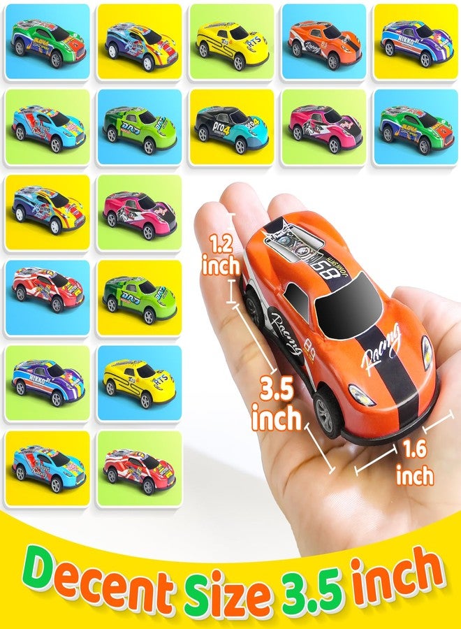 Beestech 20 Pack 3.4 Inch Metal Pull Back Toy Cars, Toys for Boys Girls Toddlers 3,4,5,6.7 Years Old, Party Favors Cars, Race Cars Vehicles,Goodie Bag Stuffers, Pinata Fillers, Teacher Reward Prizes (20 Pack) - Image 4