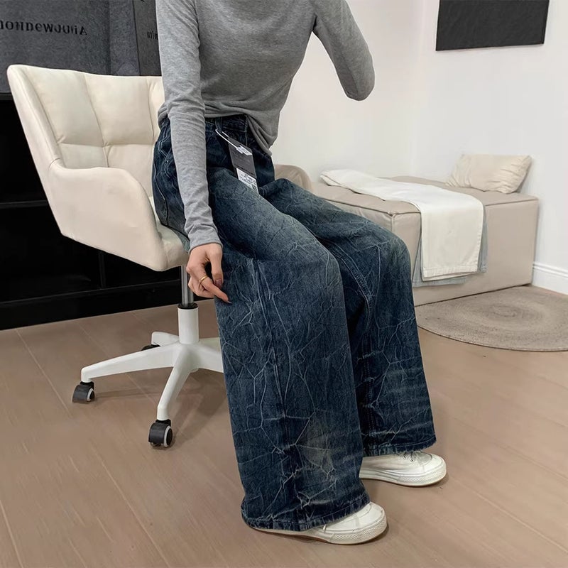 Unisex Casual Daily Denim Jeans - Image 4