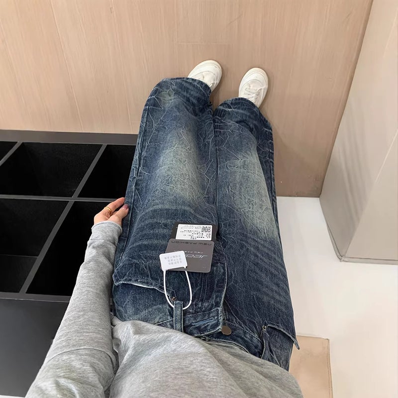 Unisex Casual Daily Denim Jeans - Image 1