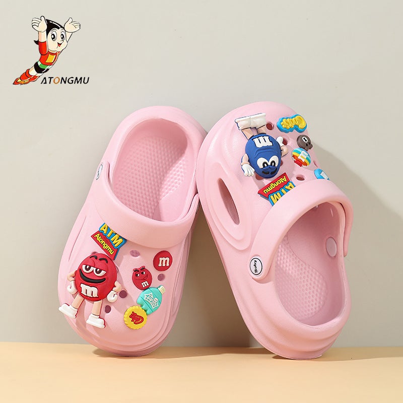 Astro Boy Summer Kidsren'S Boys And Girls Baotou Non-Slip Soft Bottom Family Shoes With Poop Feeling For Small And Medium-Sized Kidsren - Image 4