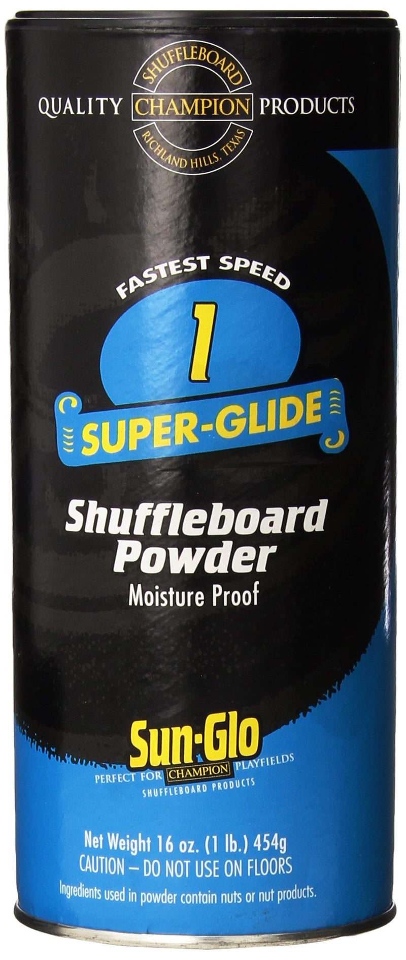 SunGlo Speed 1 Super Glide Wax Shuffleboard Table Powder 16 oz Can