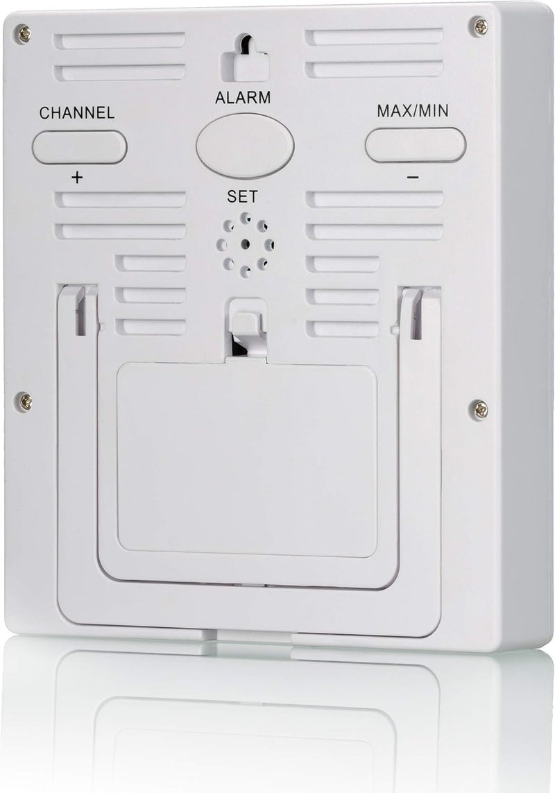 BRESSER Thermo hygrometer, white, 10.5 x 2.5 x 12 cm Flexible trendy construction - Image 5