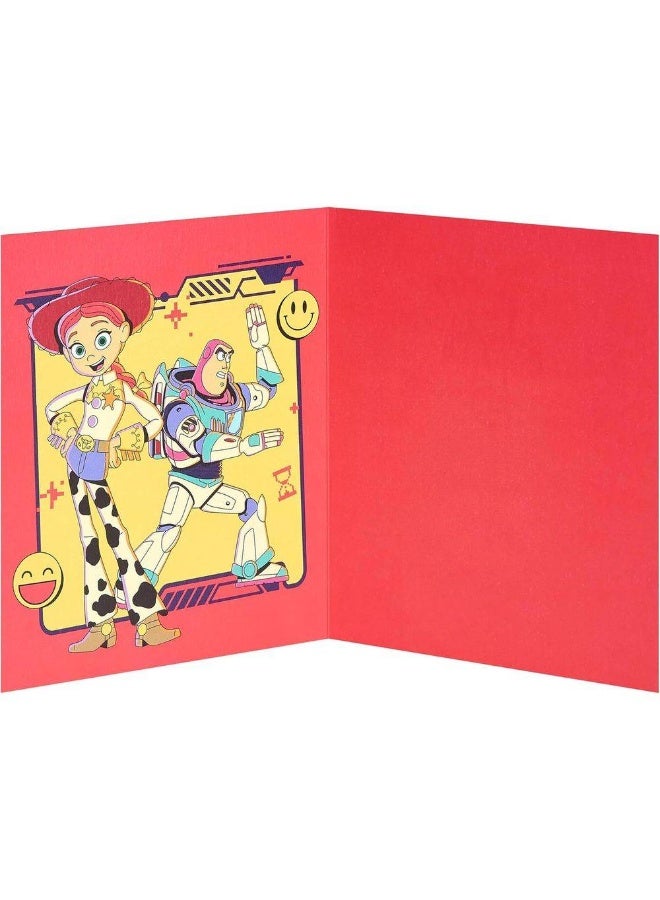 UK Greetings Disney Pixar Toy Story 5 Woody Yee Haaaaw! It's Your Birthday? Greeting Card (15.9 x 18.4 cm) - Image 2