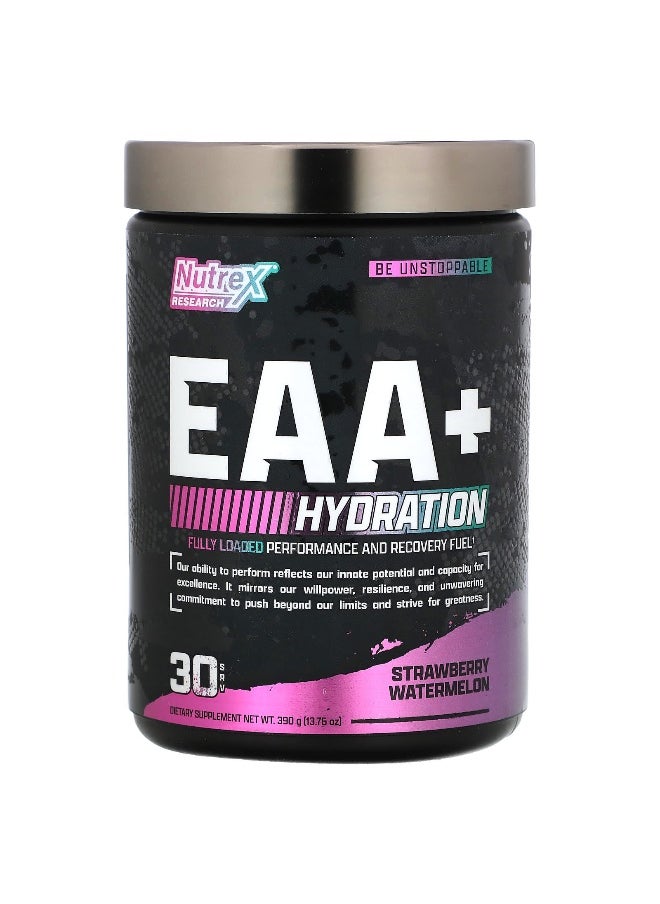 Nutrex Research Nutrex Research, EAA+ Hydration, Strawberry Watermelon, 13.76 oz (390 g)  - Image 1