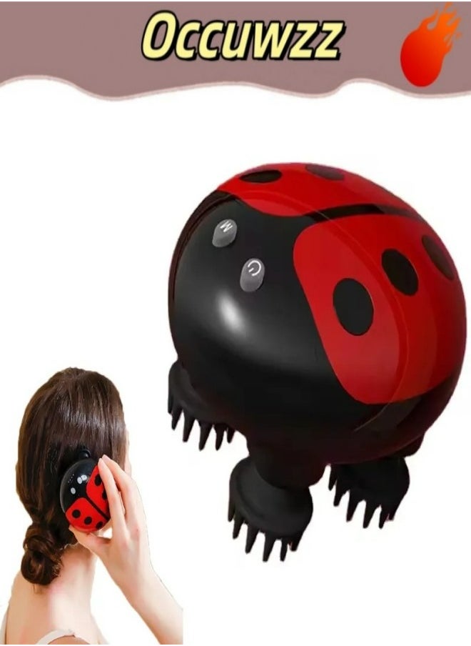 Occuwzz Electric Head Massager Wireless Charging 3 Levels of Massage Intensity Completely Waterproof Scalp Pulse Relaxes Scalp Relieves Stress  - Image 1