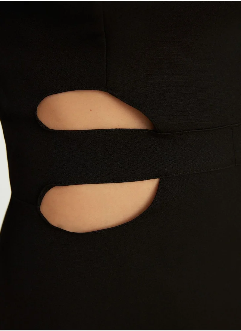 trendyol Knitted Cut Out Detail Dress