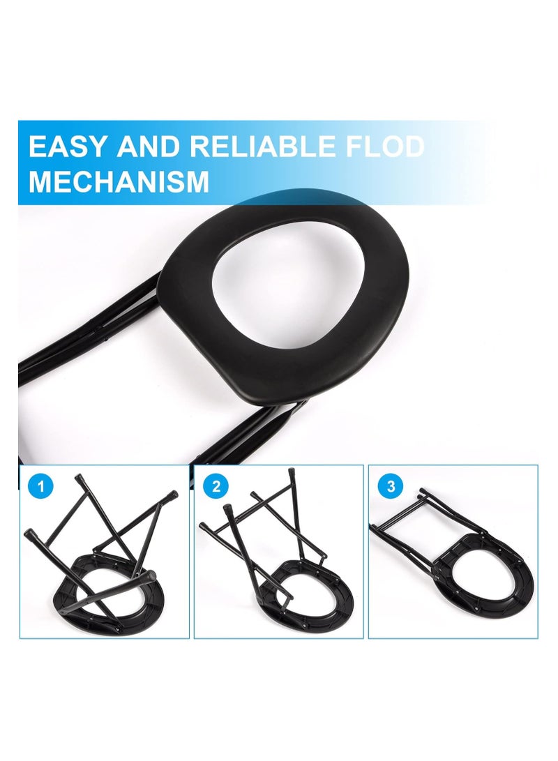 Camping Toilets Portable Portable Toilet For Adults Portable Toilet For Camping Folding Toilet Camping Seat Travel Toilet Car Toilet For Hiking And Boating  - Image 5