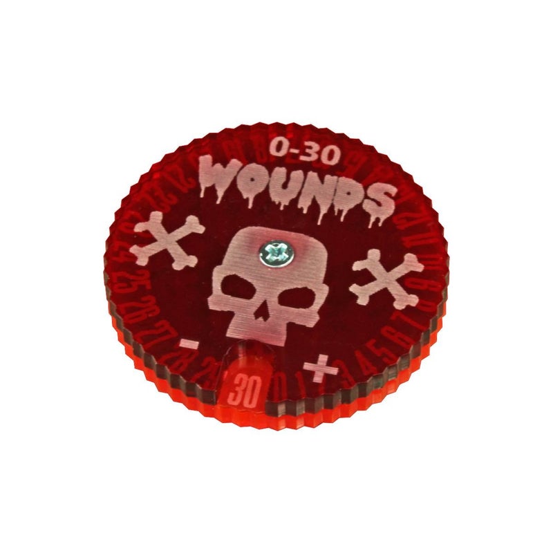 LITKO Wound Dials | Health Tracker | Life Counter | Tabletop Games | Collectible Card Games | Living Card Games | Role Playing Games | LCG | RPG | (Numbered 0-30 (Single Dial)) - Image 4