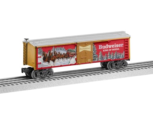 Lionel AnheuserBusch Budweiser Clydesdale Holiday O Gauge Model Train Reefer - Image 1