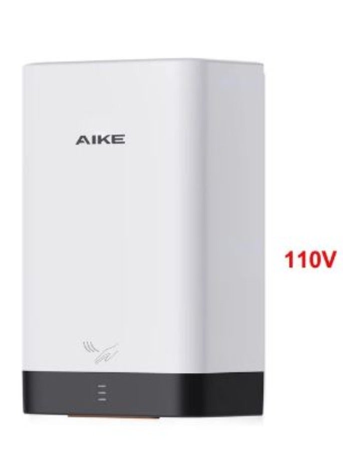 AIKE Automatic Wall Hand Dryers Portable Mini Hand Dryer Washroom Drying Hands 10-15s Quick Drying 900W 110V