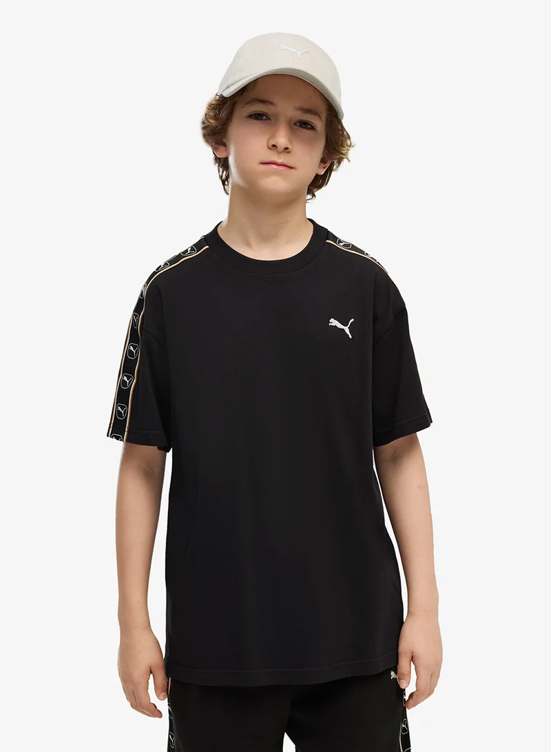 Puma Youth Essential Elevated Tape Relaxed T-Shirt