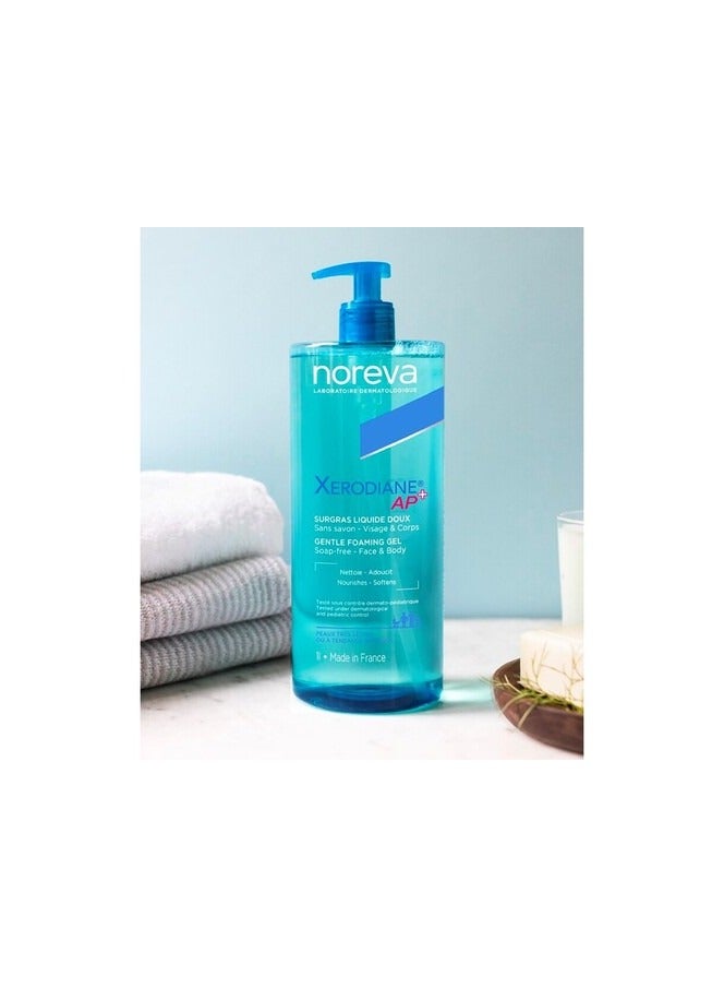 Noreva Xerodiane Ap + Surgras Foaming Gel 1000ml - Image 2