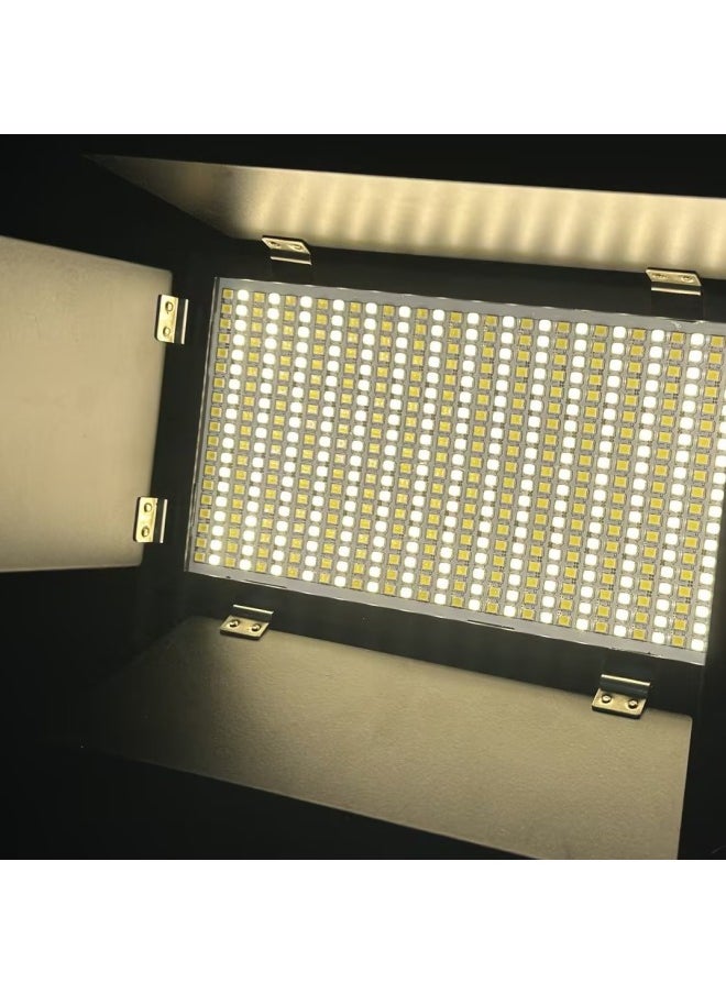 Generic - LED-680Pro Photography Lamp Short Video Live Network Red Light Photo Square Background Light Anchor Fill Light-Specifications:LED-680 PRO - Image 1